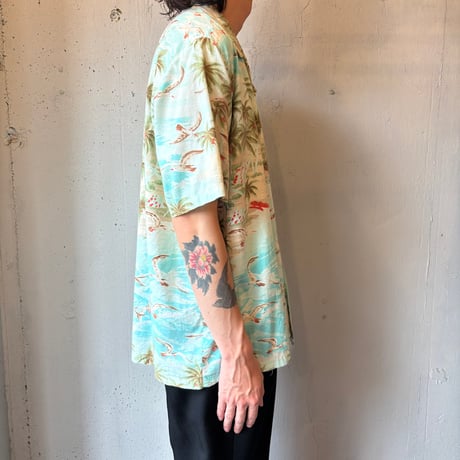 Cotton × Rayon Hawaiian S/S Shirt