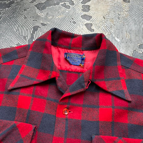70s Pendleton Wool Plaid Loop Shirt