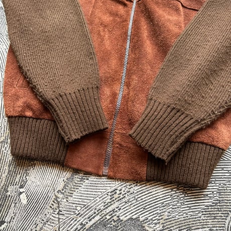 Suede×Knit Jacket