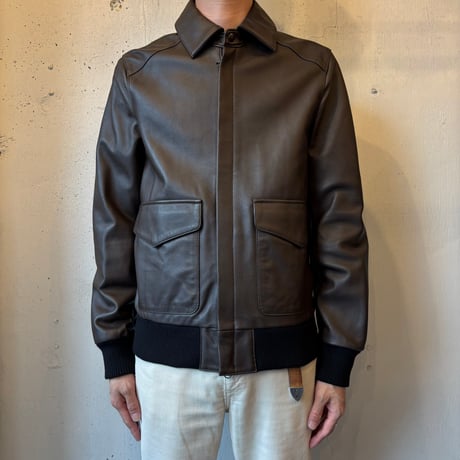 A-2 Type Lamb Leather Jacket