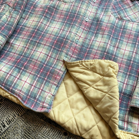 90s Windbreaker Quilting Lined Shirt