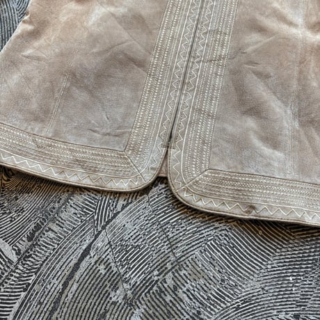 Embroidery Suede Jacket
