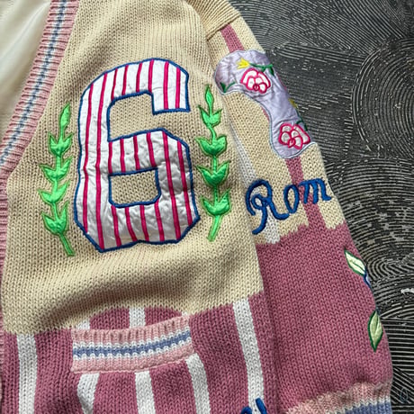 NO! JEANS Ramie×Cotton Hand Knit Cardigan
