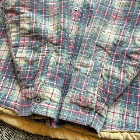 90s Windbreaker Quilting Lined Shirt