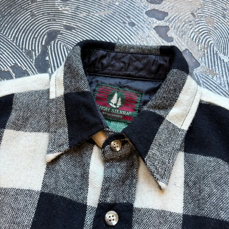 80s High Sierra by Mervyn's Quilting Lined Shirt