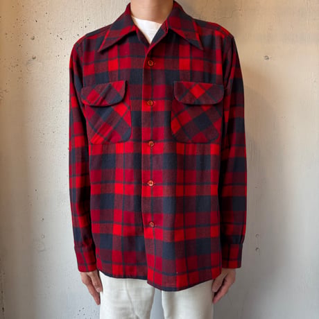 70s Pendleton Wool Plaid Loop Shirt