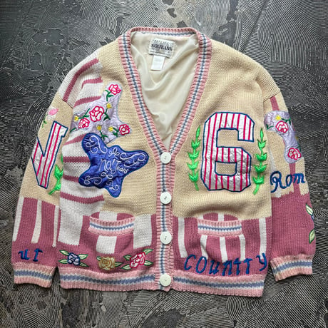 NO! JEANS Ramie×Cotton Hand Knit Cardigan