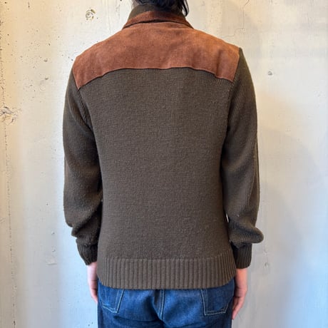 Suede×Knit Jacket