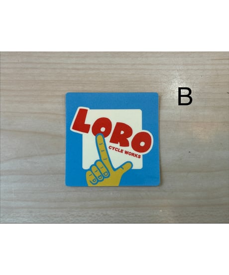 LOROサイクルワークス　LOROステッカー