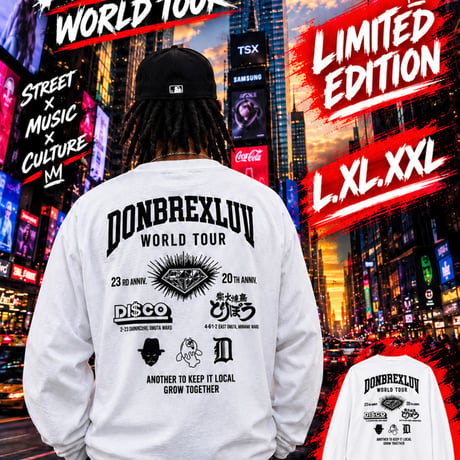 DONBREXLUV LONGSLEEVE TEE white