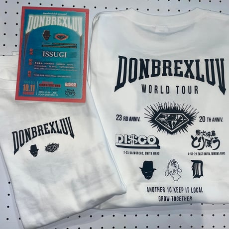 DONBREXLUV LONGSLEEVE TEE white