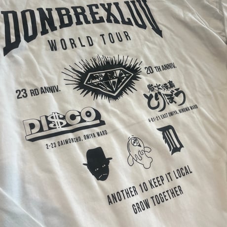 DONBREXLUV LONGSLEEVE TEE white