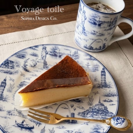 【Sophia Design Co.転写紙】Voyage Toile(ヴォヤージュトワル)ネイビー