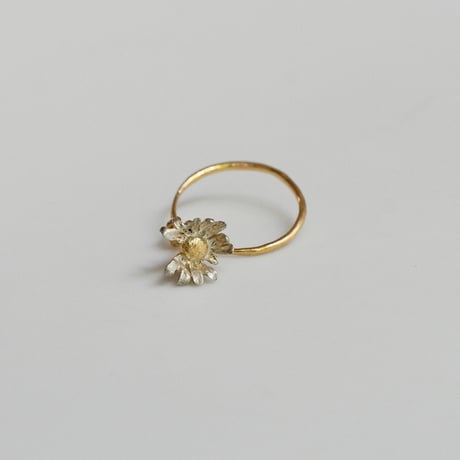 吉田史　OLD TO NEW　指輪　花の一世　散り始め　10号