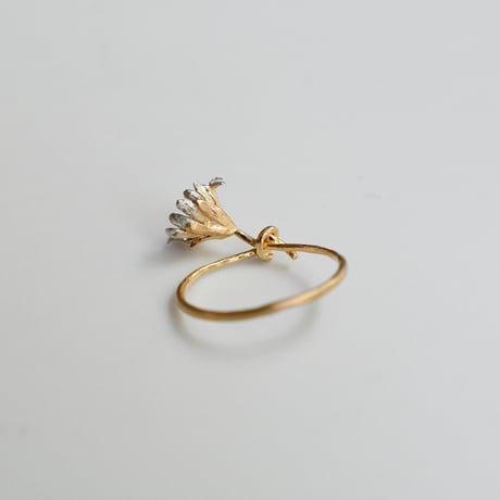 吉田史　OLD TO NEW　指輪　花の一世　散り始め　10号