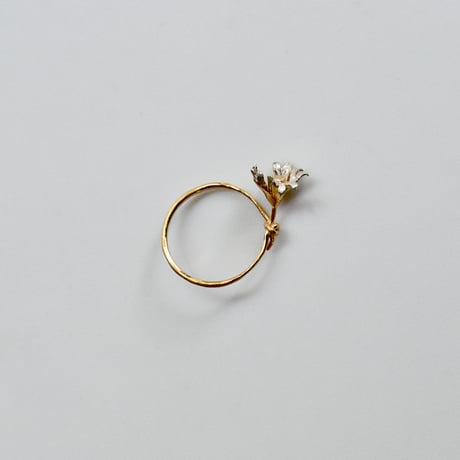 吉田史　OLD TO NEW　指輪　花の一世　散り始め　10号