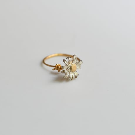 吉田史　OLD TO NEW　指輪　花の一世　散り始め　8号