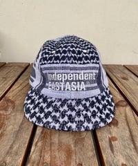 8G ORIGINALS:INDEPENDENT EASTASIA camp cap/wht
