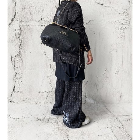 【M.U.L.】GAMAGUCHI GATHER 2WAY SHOULDER MUL234-286D　※納期27.3月～8月