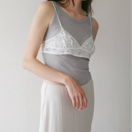 【anuke】Wool Rib Tanktop　※納期4月下旬～5月下旬