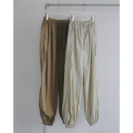 【anuke】Sheer Nylon Pants　※納期3月上旬～4月上旬