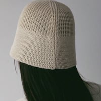 【anuke】Linenknit Bucket Hat　※納期4月中旬～5月中旬