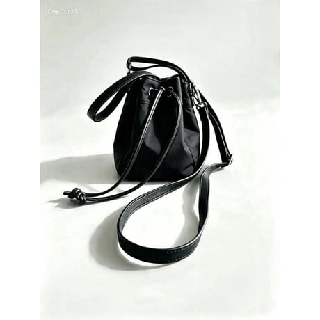【Aree】Nylon Leather Pouch  AR261NP002