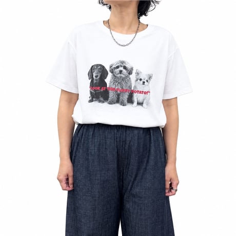 【siro de labonte】dog or cat? T shirt（ユニセックス）※納期3/下～4/下