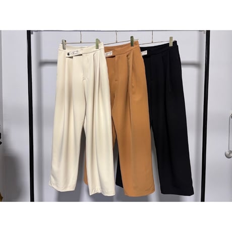 【MARGAUX VINTAGE】ウエストデザインタックパンツ