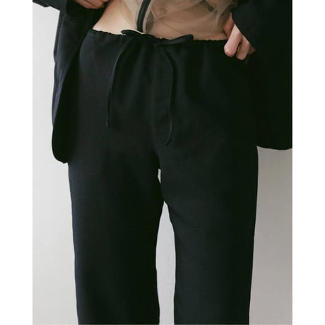 【anuke】Tweed Mesh Capripants　※納期3月下旬～4月下旬