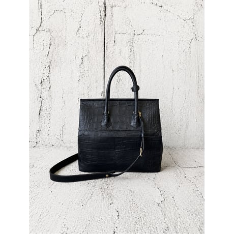 【M.U.L.】OVER FLAP 2WAY TOTE M MUL210-291B ※納期27.3月～8月