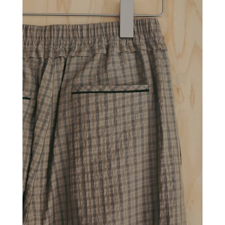 【anuke】Suckercheck Loose Pants　※納期5月上旬〜6月上旬