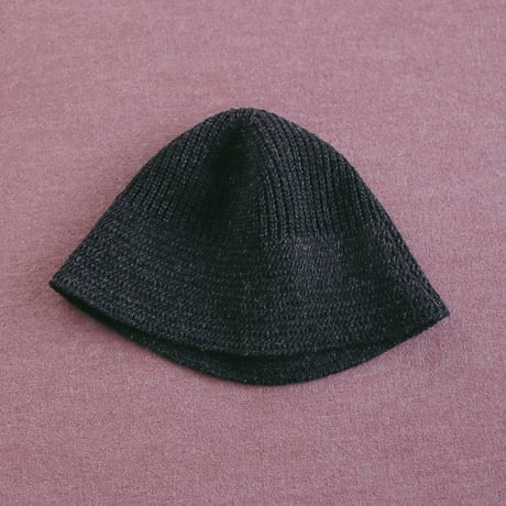 【anuke】Linenknit Bucket Hat　※納期4月中旬～5月中旬