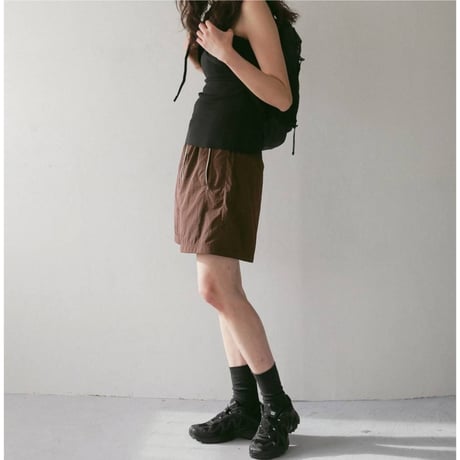 【anuke】Nylon Half Pants　※納期5月上旬～6月上旬