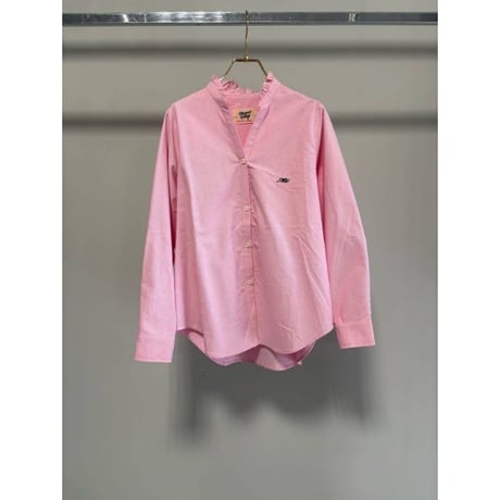 【ＭARGAUX VINTAGE】オックスフォードフリルシャツ