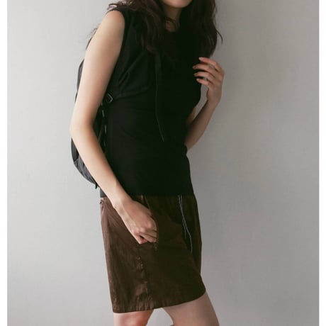 【anuke】Nylon Half Pants　※納期5月上旬～6月上旬