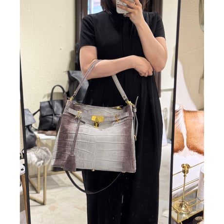 【M.U.L.】ONE HANDLE 2WAY TOTE M MUL225-287B ※納期27.3月～8月