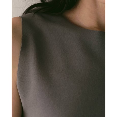 【anuke】Sleeveless Georgette Tanktop　※納期　4月上旬～5月上旬