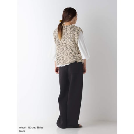 【YENN】HAND SLUB MIX VEST