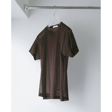 【anuke】Sheer Tulle T-shirts　※納期4月下旬～5月下旬