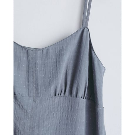 【anuke】Dotjacquard Camisole Tops　※納期4月中旬～5月中旬