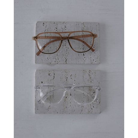 【anuke】Clear Boston Glasses　※納期3月下旬～4月下旬