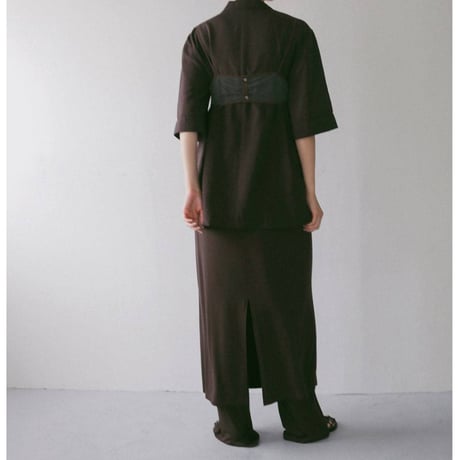 【anuke】Layered Rough Pants　※納期3月中旬～4月中旬