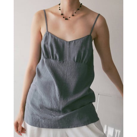 【anuke】Dotjacquard Camisole Tops　※納期4月中旬～5月中旬