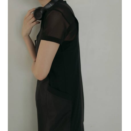 【anuke】Sheer Tulle T-shirts　※納期4月下旬～5月下旬