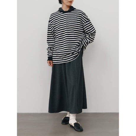 【YENN】STRIPE FORM LONG T
