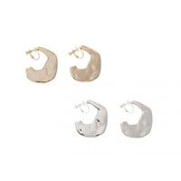 【Sea'ds Mara 】Sculpt objet Earring　27A1-09E