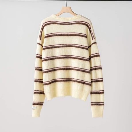 【YENN】MULTI STRIPE KNIT PO