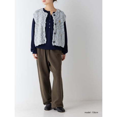 【YENN】HAND SLUB MIX VEST