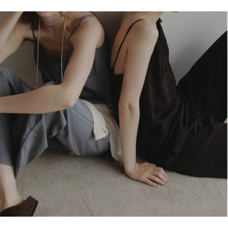 【anuke】Dotjacquard Rough Pants　※納期4月中旬～5月中旬